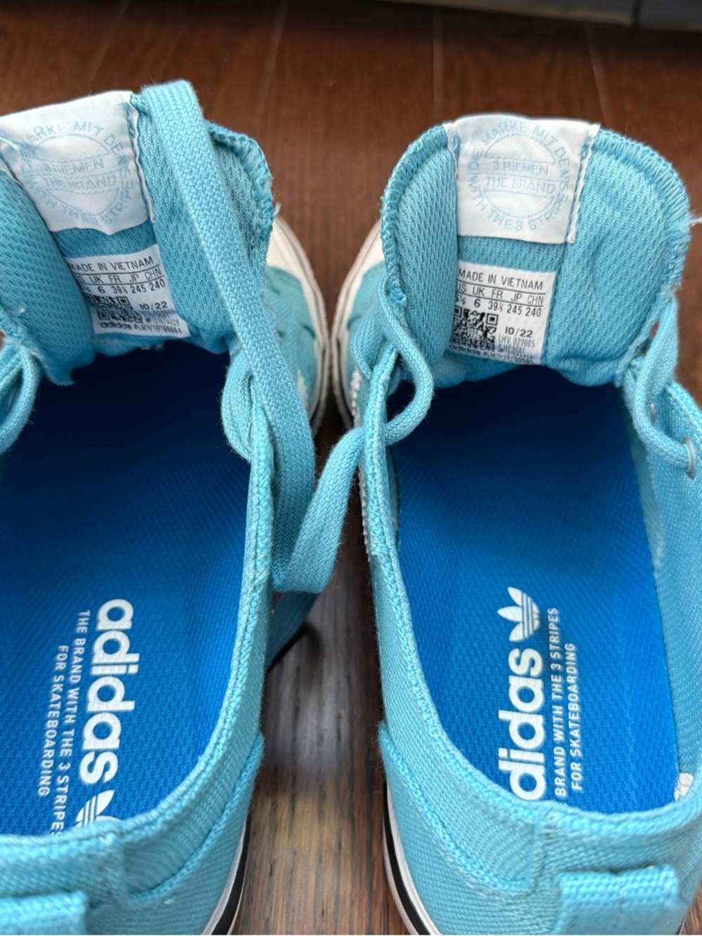 Adidas Nizza Low ADV Canvas Sneakers Size 7.5 - Picture 6 of 13